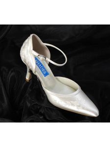 Shade hímzett, pántos menyasszonyi cipő SH/879