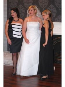 Egyszerű Eternity Bride molett menyasszonyi ruha